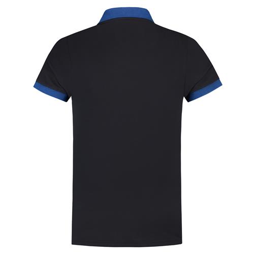 Tricorp 201002 Poloshirt Bicolor Fitted marineblauw/korenblauw - Afbeelding 4