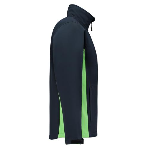 Tricorp 402002 Softshell Bicolor marineblauw/lime - Image 5