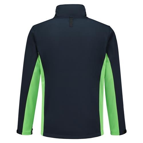 Tricorp 402002 Softshell Bicolor marineblauw/lime - Image 4