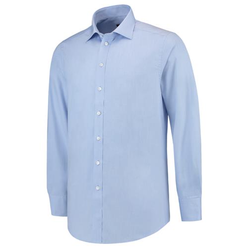 Tricorp 705006 Overhemd Stretch blauw, mouwlengte 5 - Afbeelding 2