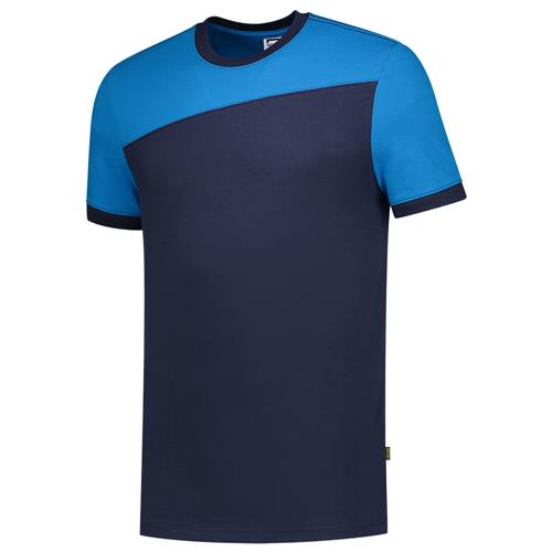 Tricorp 102006 T-Shirt Bicolor Naden ink/turquoise - Image 2