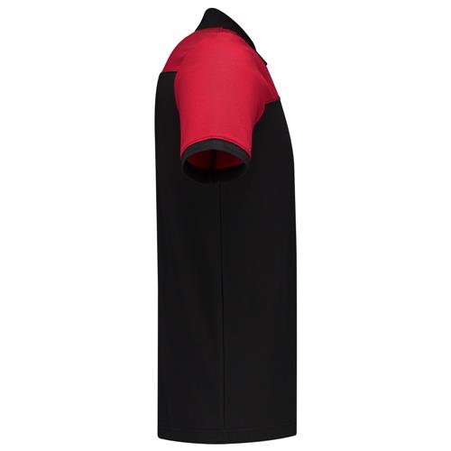 Tricorp 202006 Poloshirt Bicolor Naden zwart/rood - Afbeelding 5