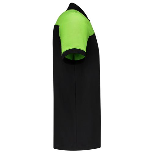 Tricorp 202006 Poloshirt Bicolor Naden zwart/lime - Afbeelding 5