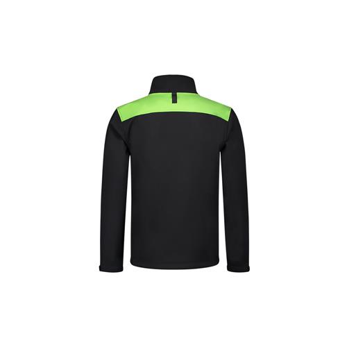 Tricorp 402021 Softshell Bicolor Naden zwart/lime - Afbeelding 4