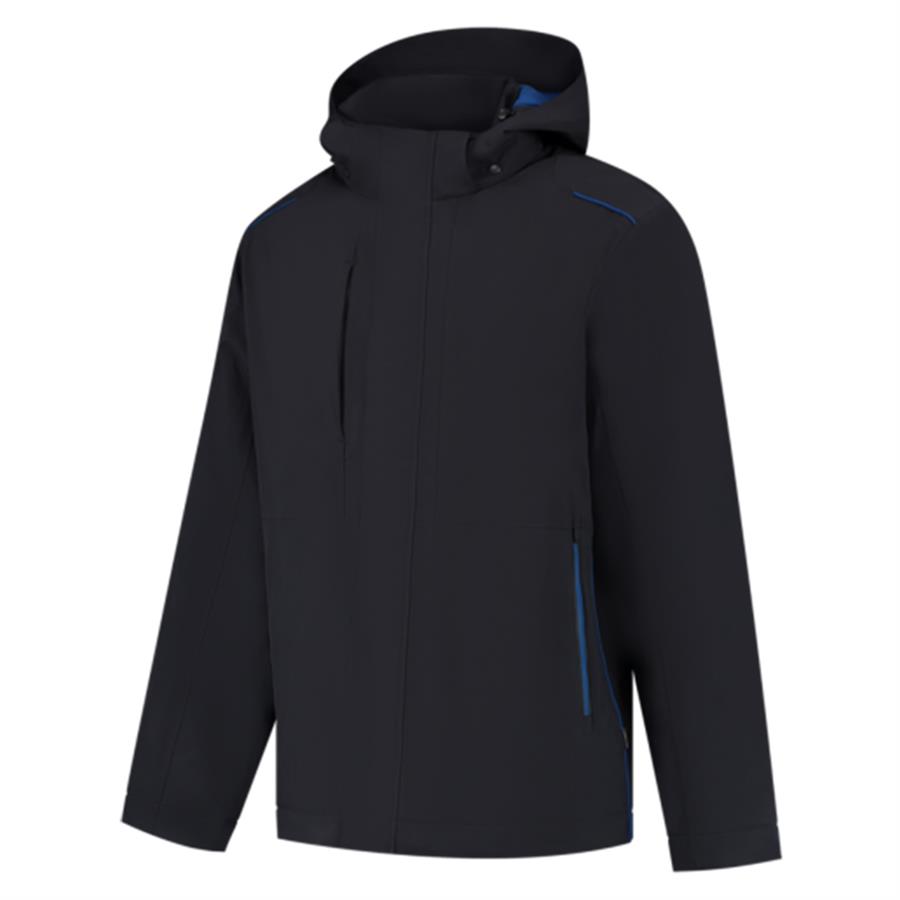 Tricorp 402703 Winter Tech Shell Accent marineblauw/korenblauw - Afbeelding 3