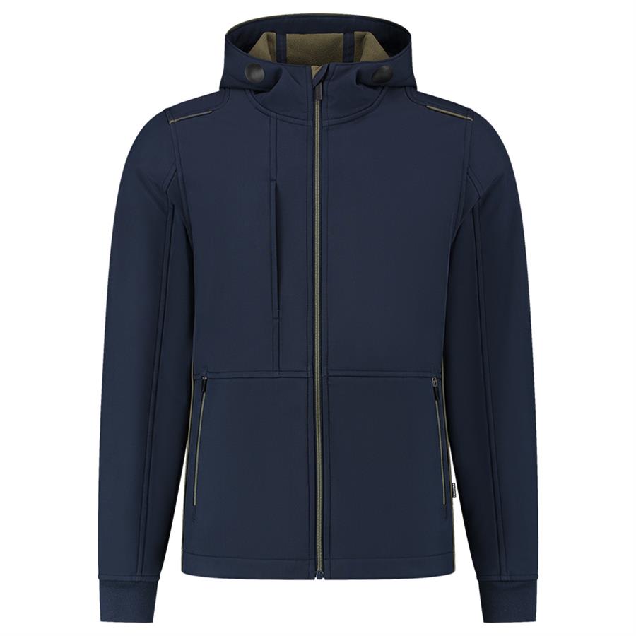 Tricorp 402705 Softshell Capuchon Accent ink/army - Afbeelding 2