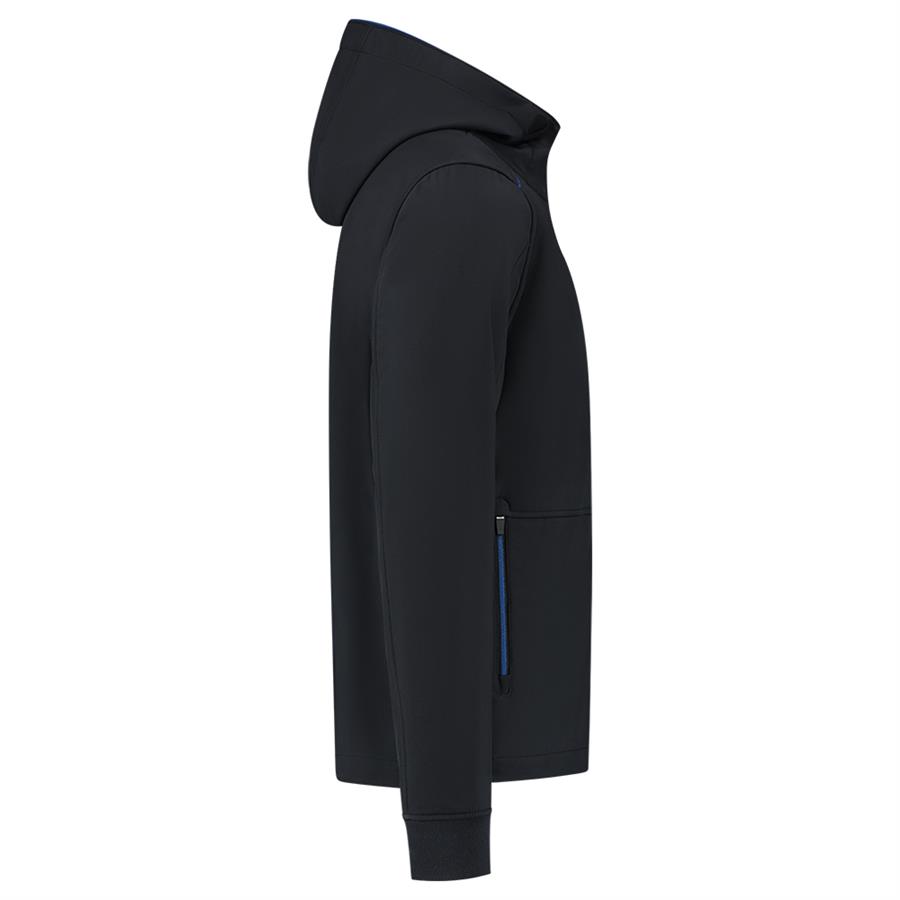 Tricorp 402705 Softshell Capuchon Accent marineblauw/korenblauw - Afbeelding 3
