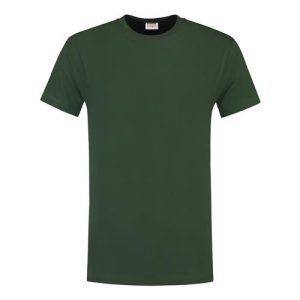 werkkleding t-shirt flessengroen in Barneveld