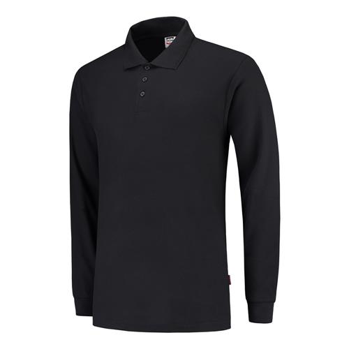 Tricorp 201008 Poloshirt 100% Katoen Lange Mouw marineblauw - Afbeelding 2