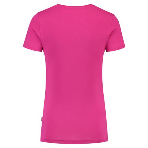 Tricorp 101008 T-Shirt V Hals Fitted Dames fuchsia - Afbeelding 4