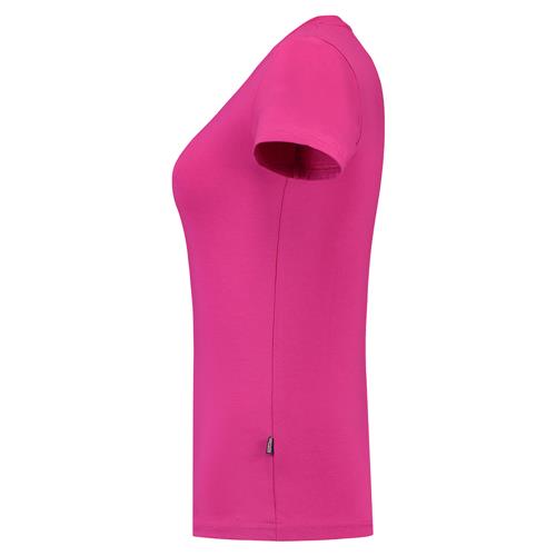 Tricorp 101008 T-Shirt V Hals Fitted Dames fuchsia - Afbeelding 3