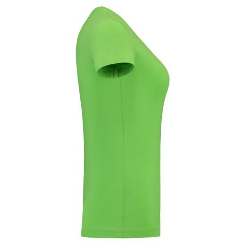 Tricorp 101008 T-Shirt V Hals Fitted Dames lime - Image 5