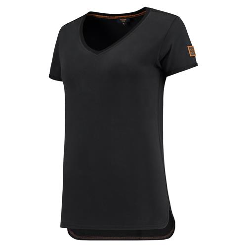 Tricorp 104006 T-Shirt Premium V Hals Dames zwart - Afbeelding 2