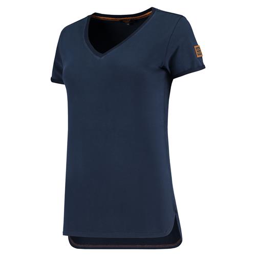 Tricorp 104006 T-Shirt Premium V Hals Dames ink - Afbeelding 2