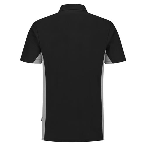 Tricorp 202004 Poloshirt Bicolor zwart/grijs - Afbeelding 4