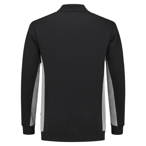 Tricorp 302003 Polosweater Bicolor zwart/grijs - Afbeelding 4