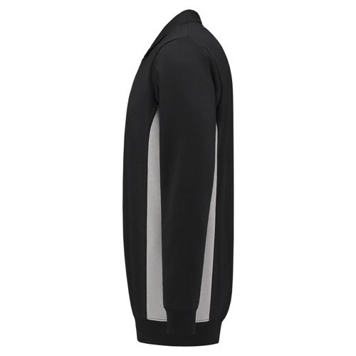 Tricorp 302003 Polosweater Bicolor zwart/grijs - Afbeelding 3