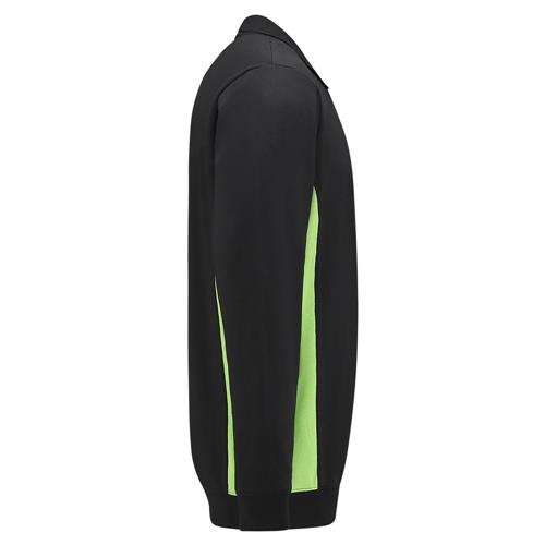 Tricorp 302003 Polosweater Bicolor zwart/lime - Afbeelding 5