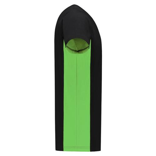 Tricorp 102004 T-Shirt Bicolor zwart/lime - Afbeelding 5