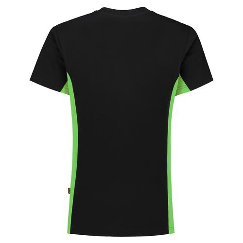 Tricorp 102004 T-Shirt Bicolor zwart/lime - Afbeelding 4