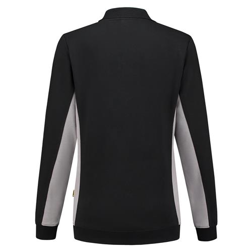 Tricorp 302002 Polosweater Bicolor Dames zwart/grijs - Afbeelding 4