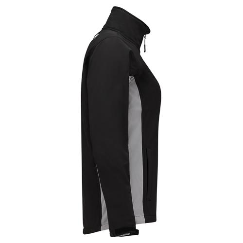 Tricorp 402008 Softshell Bicolor Dames zwart/grijs - Afbeelding 5