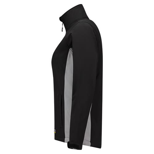Tricorp 402008 Softshell Bicolor Dames zwart/grijs - Afbeelding 3