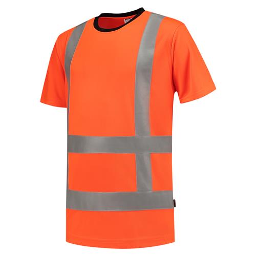 Tricorp 103005 T-Shirt RWS Birdseye fluororanje - Afbeelding 2