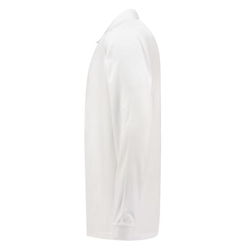 Tricorp 202005 Poloshirt UV Block Cooldry Lange Mouw wit - Afbeelding 3