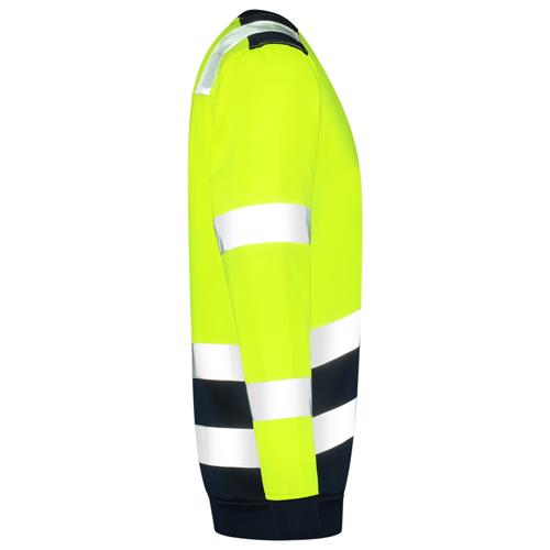 Tricorp 303004 Sweater High Vis Bicolor fluorgeel/ink - Afbeelding 3