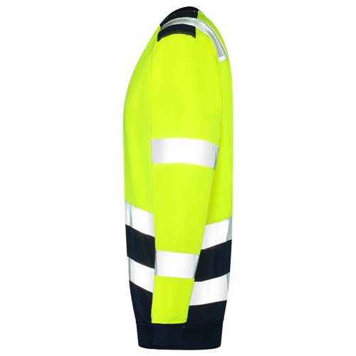 Tricorp 303004 Sweater High Vis Bicolor fluorgeel/ink - Afbeelding 5