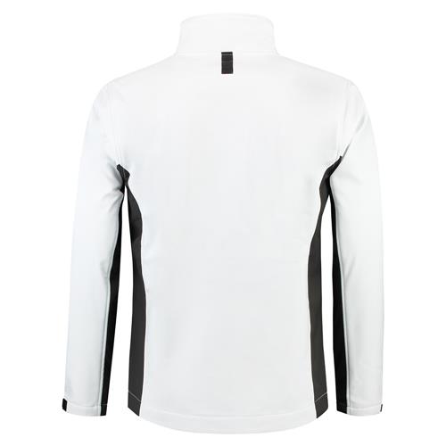 Tricorp 402002 Softshell Bicolor wit/donkergrijs - Image 4