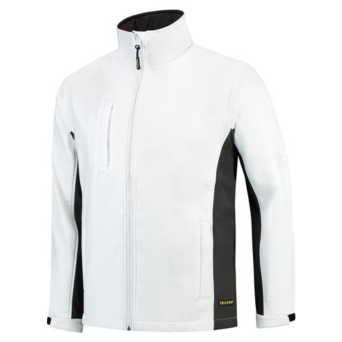 Tricorp 402002 Softshell Bicolor wit/donkergrijs - Image 2
