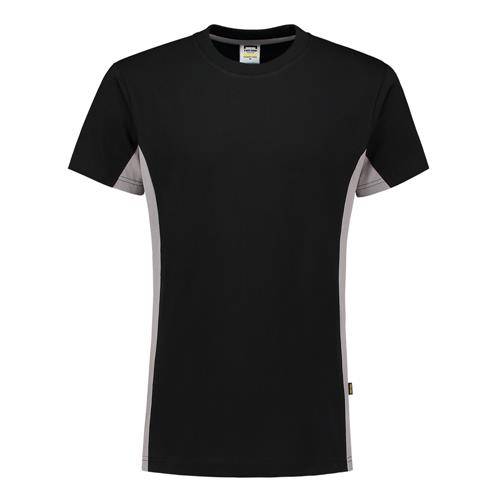 Tricorp 102004 T-Shirt Bicolor zwart/grijs